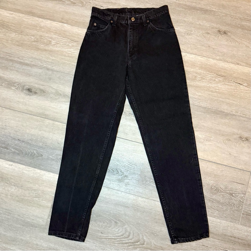 Men's Classic Vintage Levi Strauss & CO. Black Denim Straight-Leg Jeans 30/32